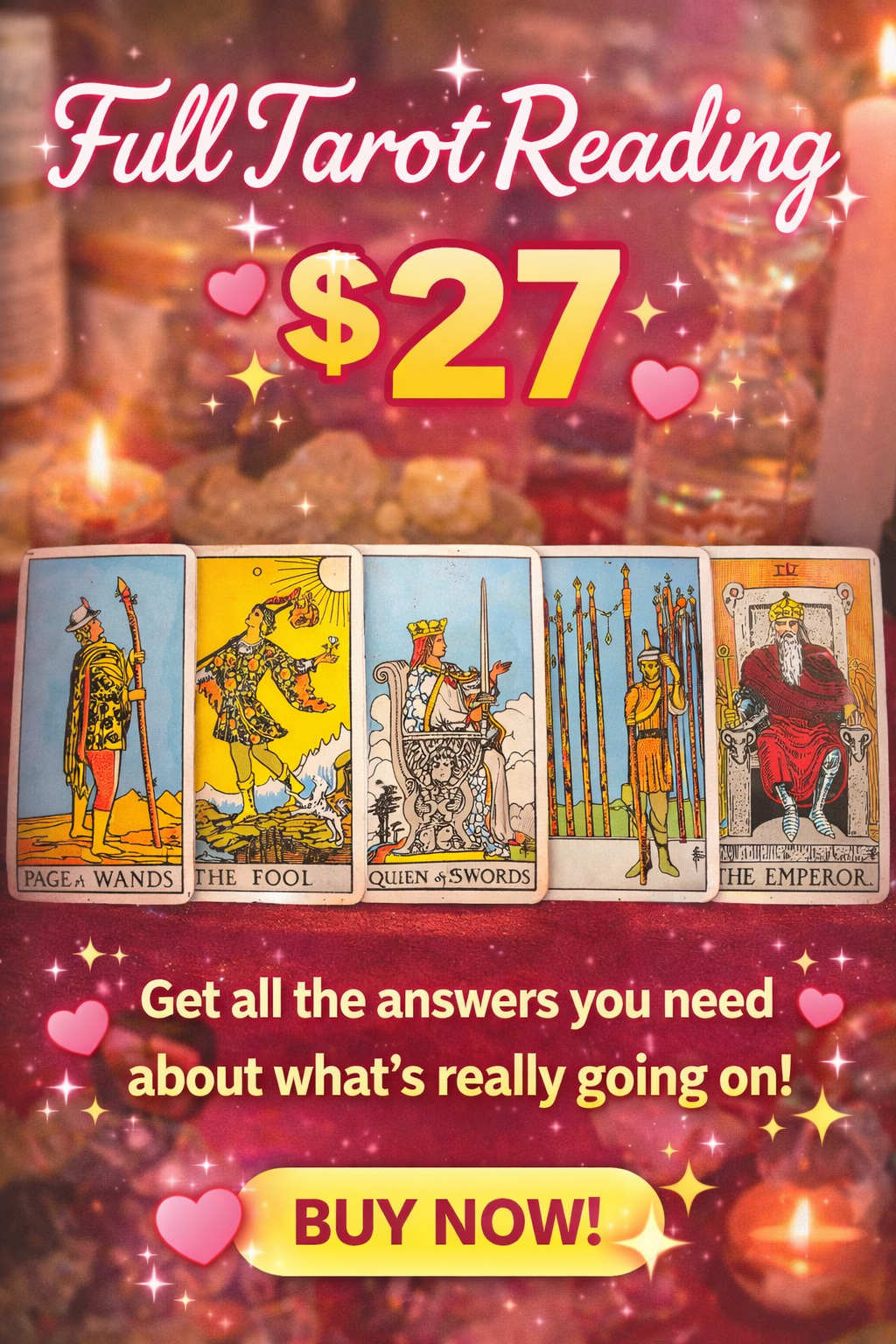 Full Tarot Reading( In depth)